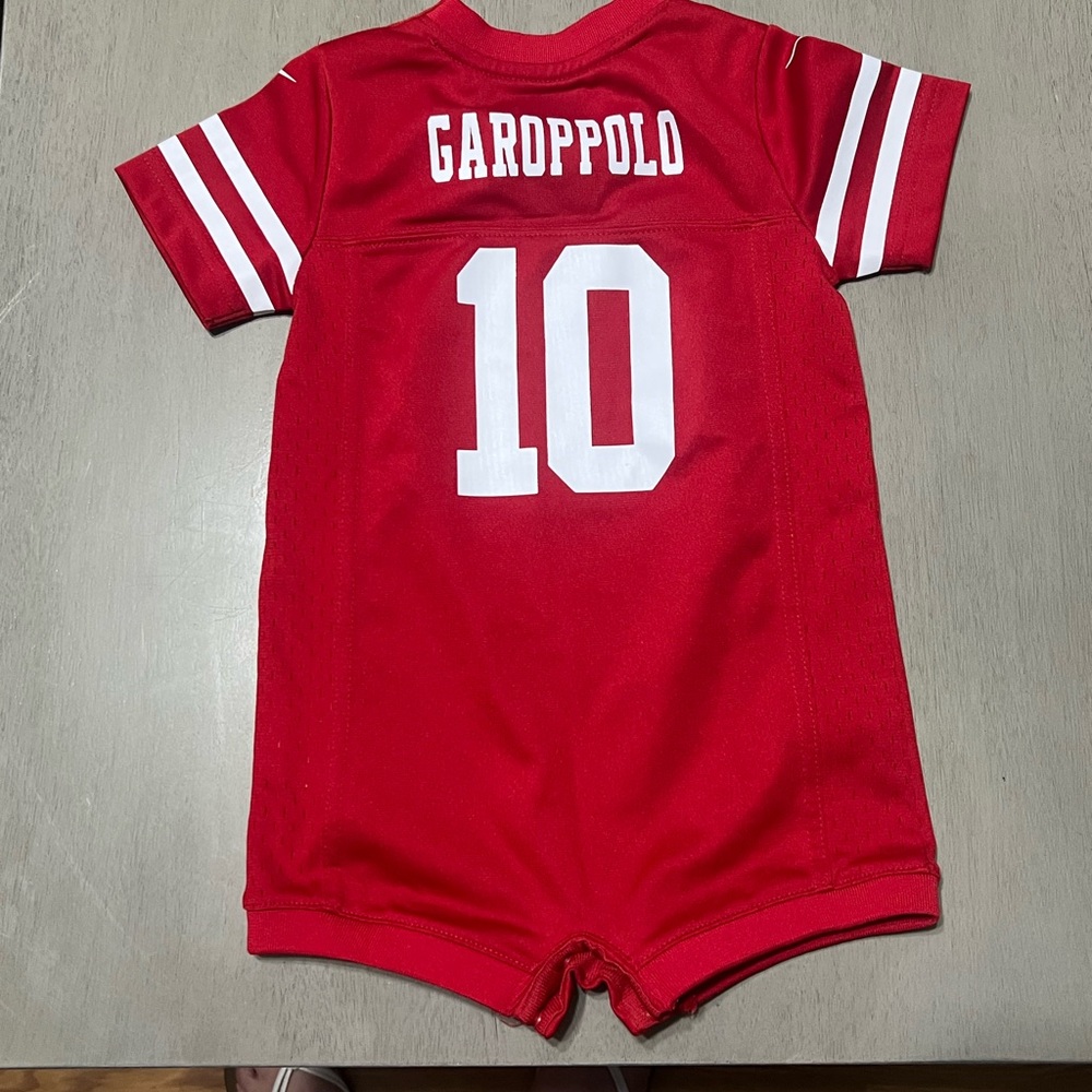 Garoppolo #10 Nike Infant Football Romper in Red Size 12M NWOT